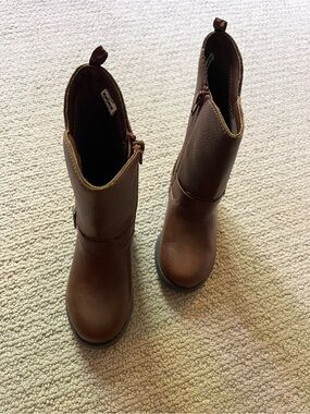 New! OshKosh B'gosh Brown Girls' Mid-Calf Boots size 9